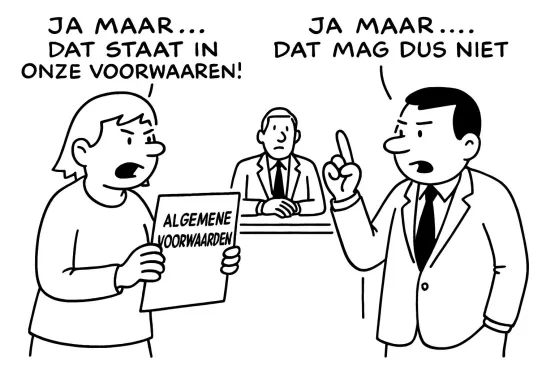 Het belang van algemene voorwaarden – niet alles is altijd bindend