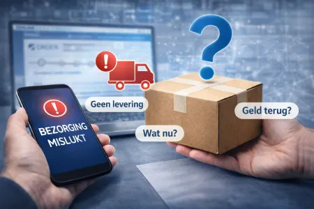 Wat te doen als uw bestelling niet wordt geleverd?