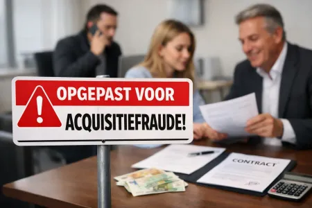 Opgepast voor acquisitiefraude!